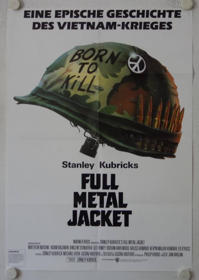Full Metal Jacket originales deutsches Filmplakat